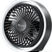 MiniChill Small USB Desk Fan 5'' with LED Light, 3 Speed Fan, 5-Blade