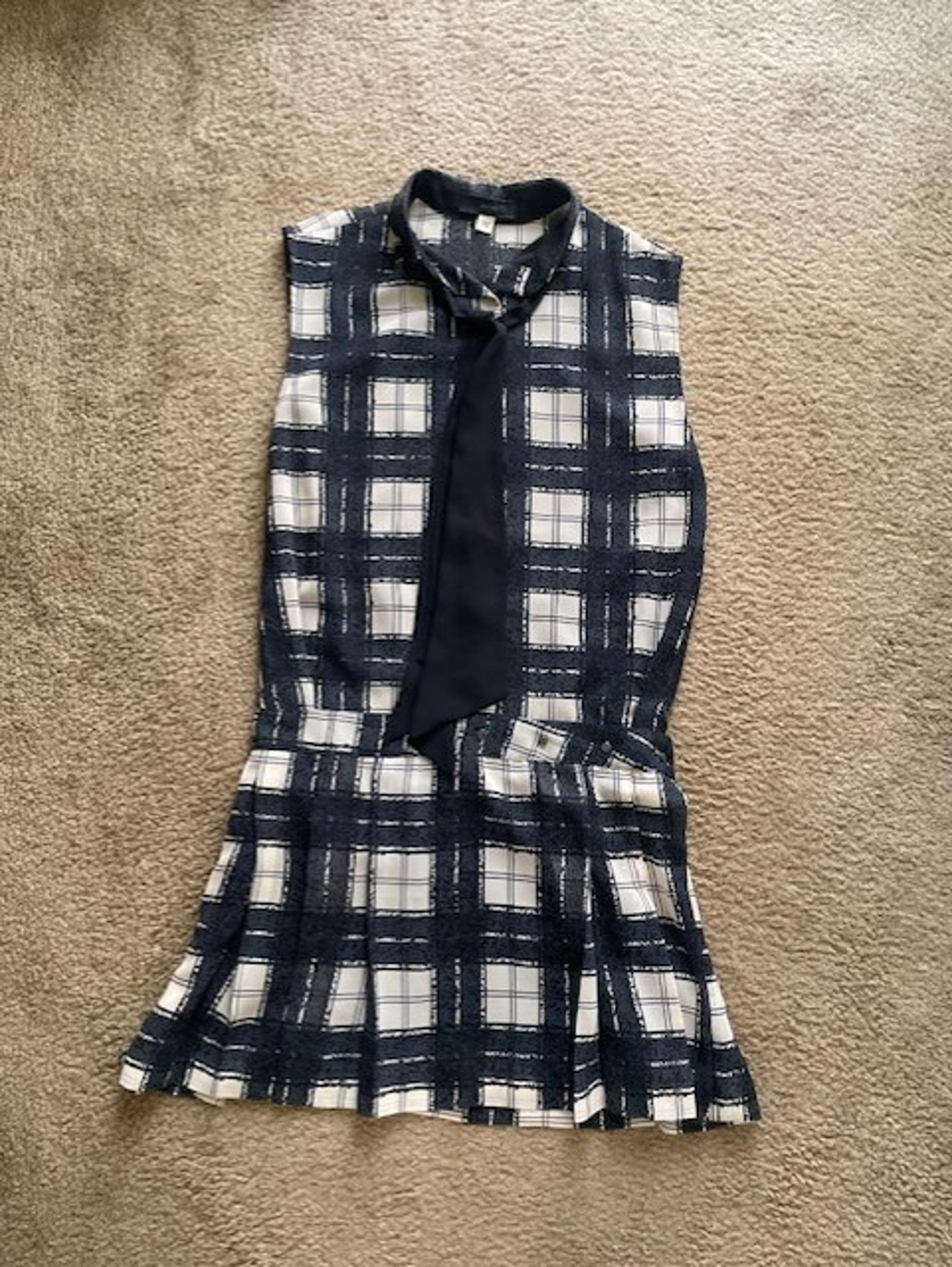 DIESEL SLEEVELES MINI DRESS WITH BOWTIE
