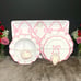 Shabby Chic Pink Bow Melamine Set! Plates, Tray, Bowls