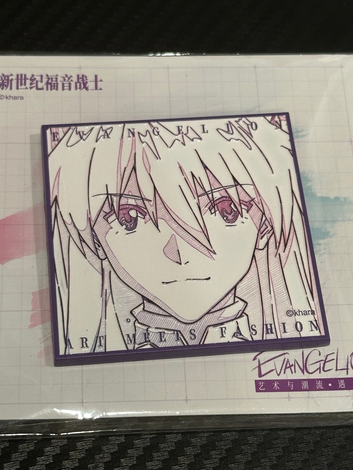 official Asuka Langley Evangelion Shanghai EVA Expo enamel pin fridge magnet