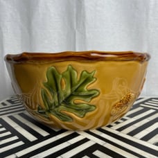 Large Ceramic Fall Festive Serving Bowl