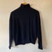 Vince Women's Wool & Cashmere Turtleneck Sweater in Navy Blue Size XS In excel