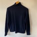 Vince Women's Wool & Cashmere Turtleneck Sweater in Navy Blue Size XS In excel