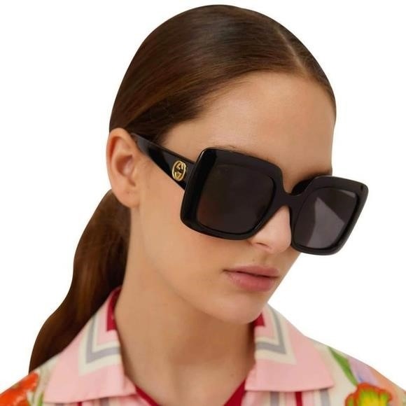 New- Original Gucci GG0896S 001 52 Ladies Sunglasses