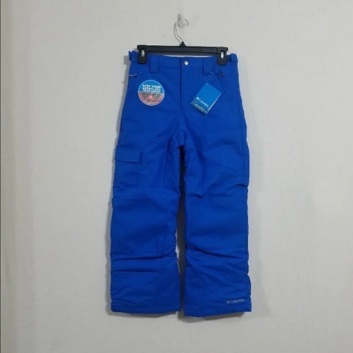 NEW Columbia Snow Pants Boys Girls Medium NWT Blue 10 12 Snowboard Ski Snowsuit