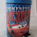 Cars Lightning McQueen & Mater Trash Can Waste Basket Garbage Disney Pixar
