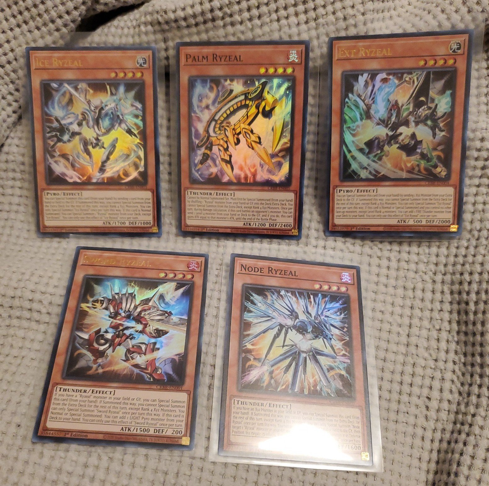 Ryzeal: Ext, Palm, Node, Ice, & Sword CRBR