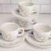 Lenox Artist Sketchbook Cup & Saucer Sets of 4