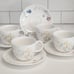 Lenox Artist Sketchbook Cup & Saucer Sets of 4