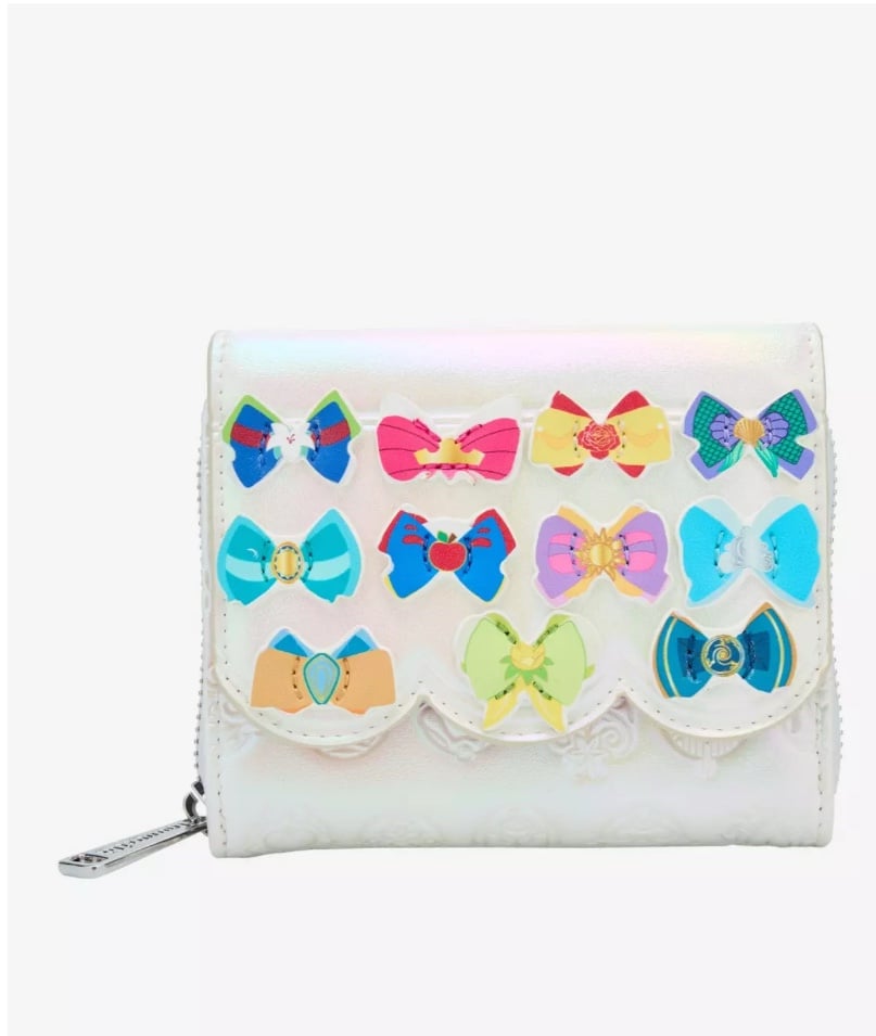 Loungefly Disney Princess Bows Iridescent Wallet NWT