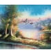 Beautiful Original Vibrant Duck/Mallard Oil Painting Signed On Canvas 36 X 24”