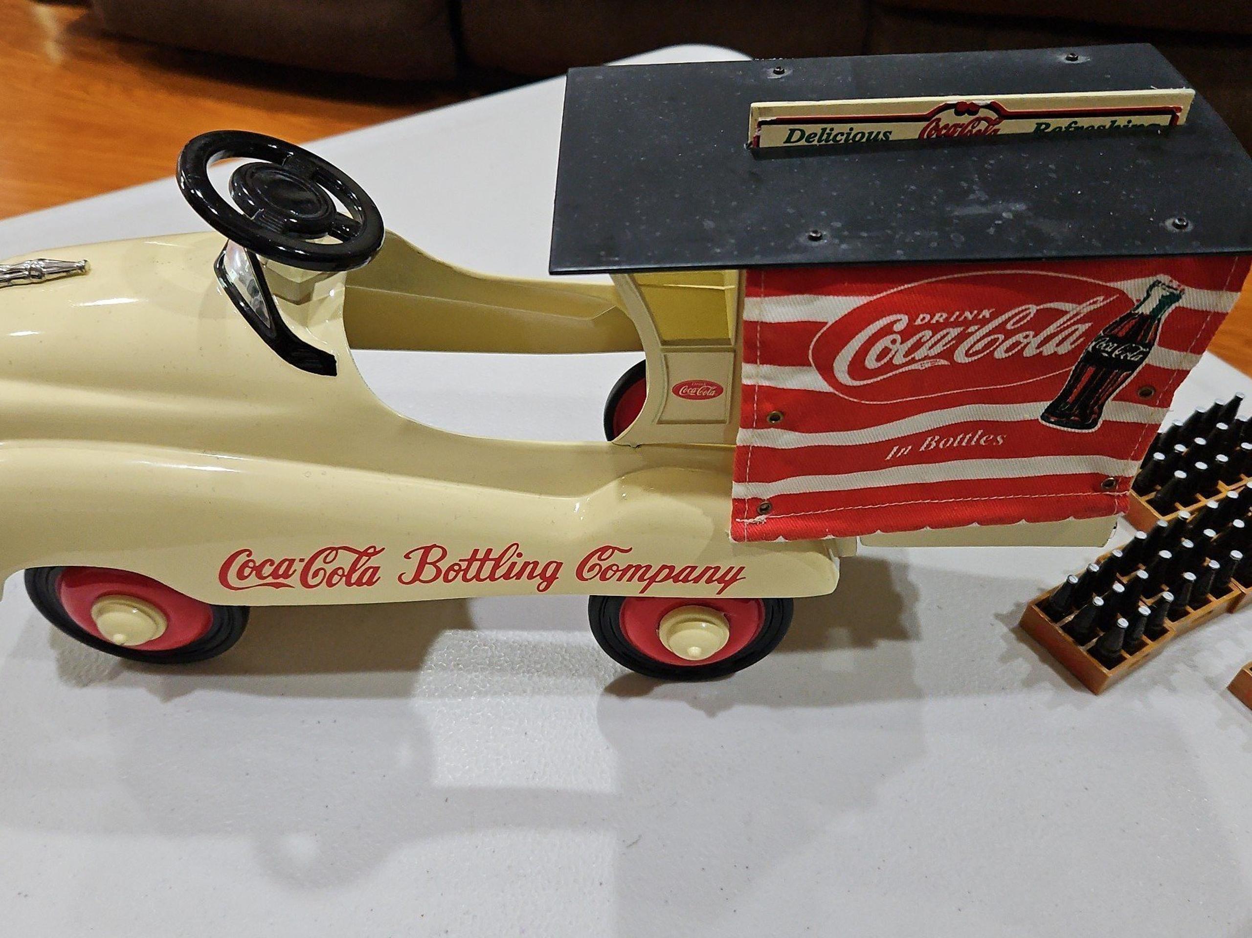 Coca-Cola  Die Cast Metal Pedal Truck