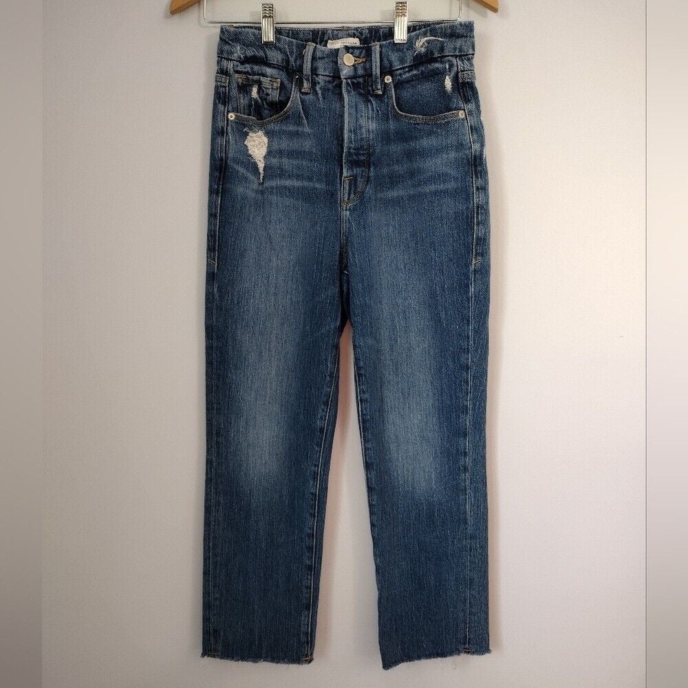Good American high waist straightleg jeans
