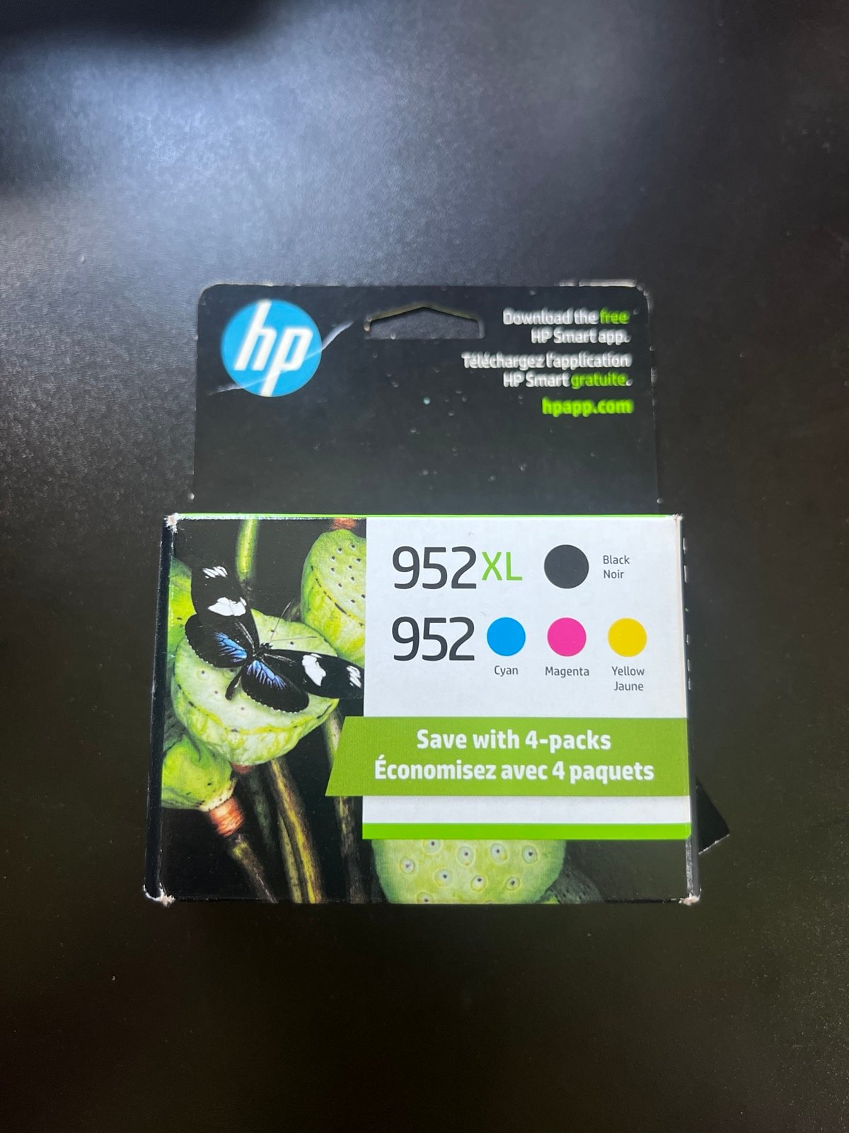 HP 952XL/952 Black High Yield and Multi Color Standard Yield Ink Cartridge