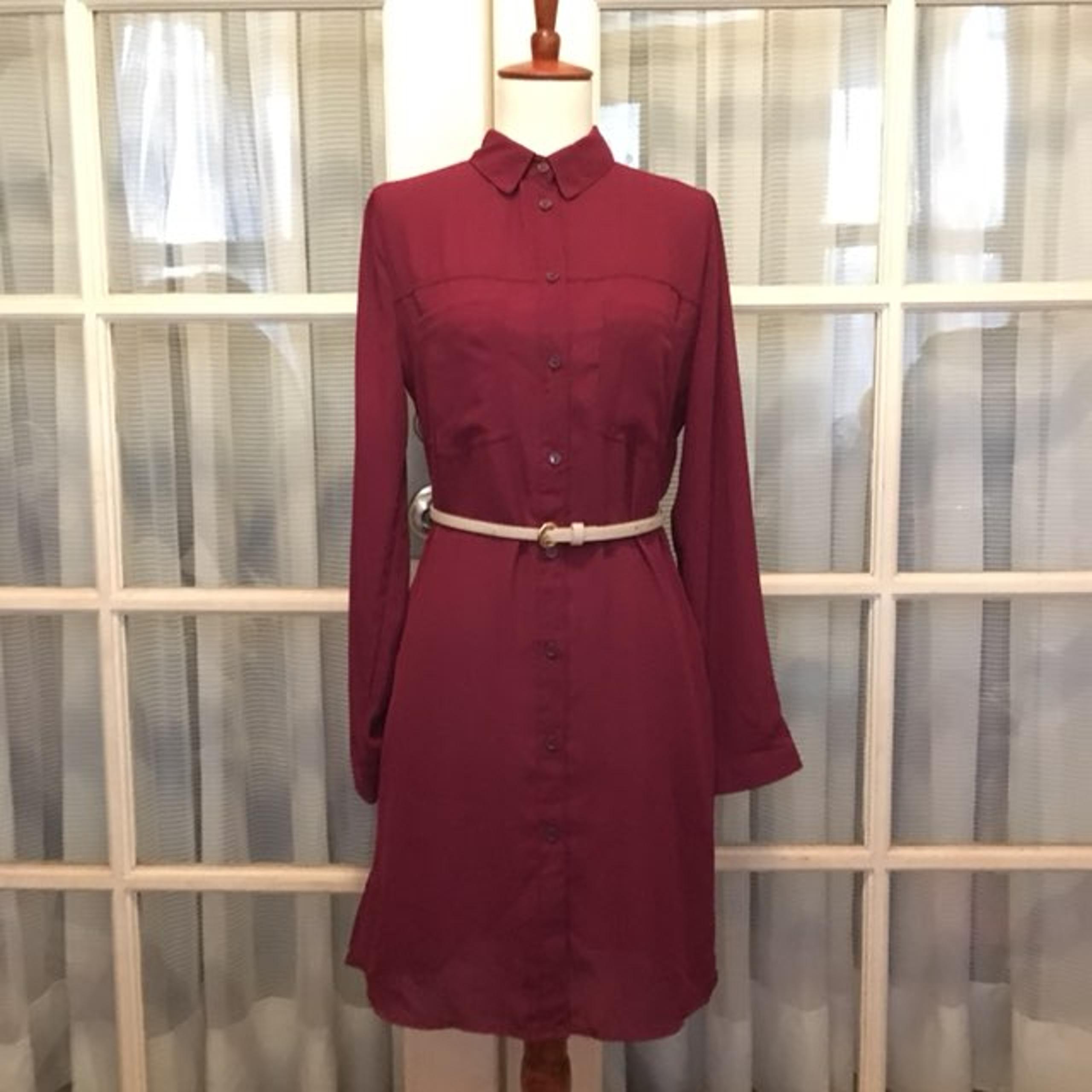 Red Long Sleeve Dress
