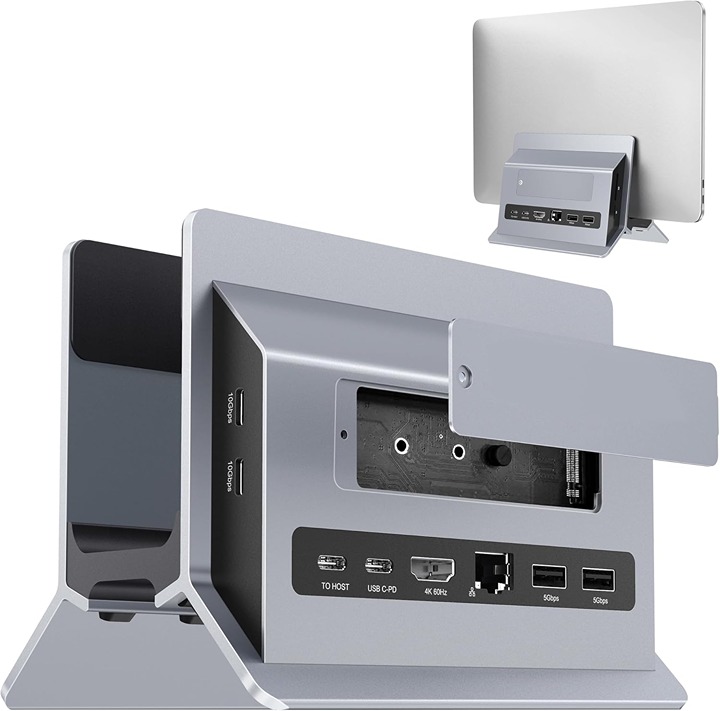 New USB C Docking Station, MacBook Docking Station with M.2 SSD Expansion 90
