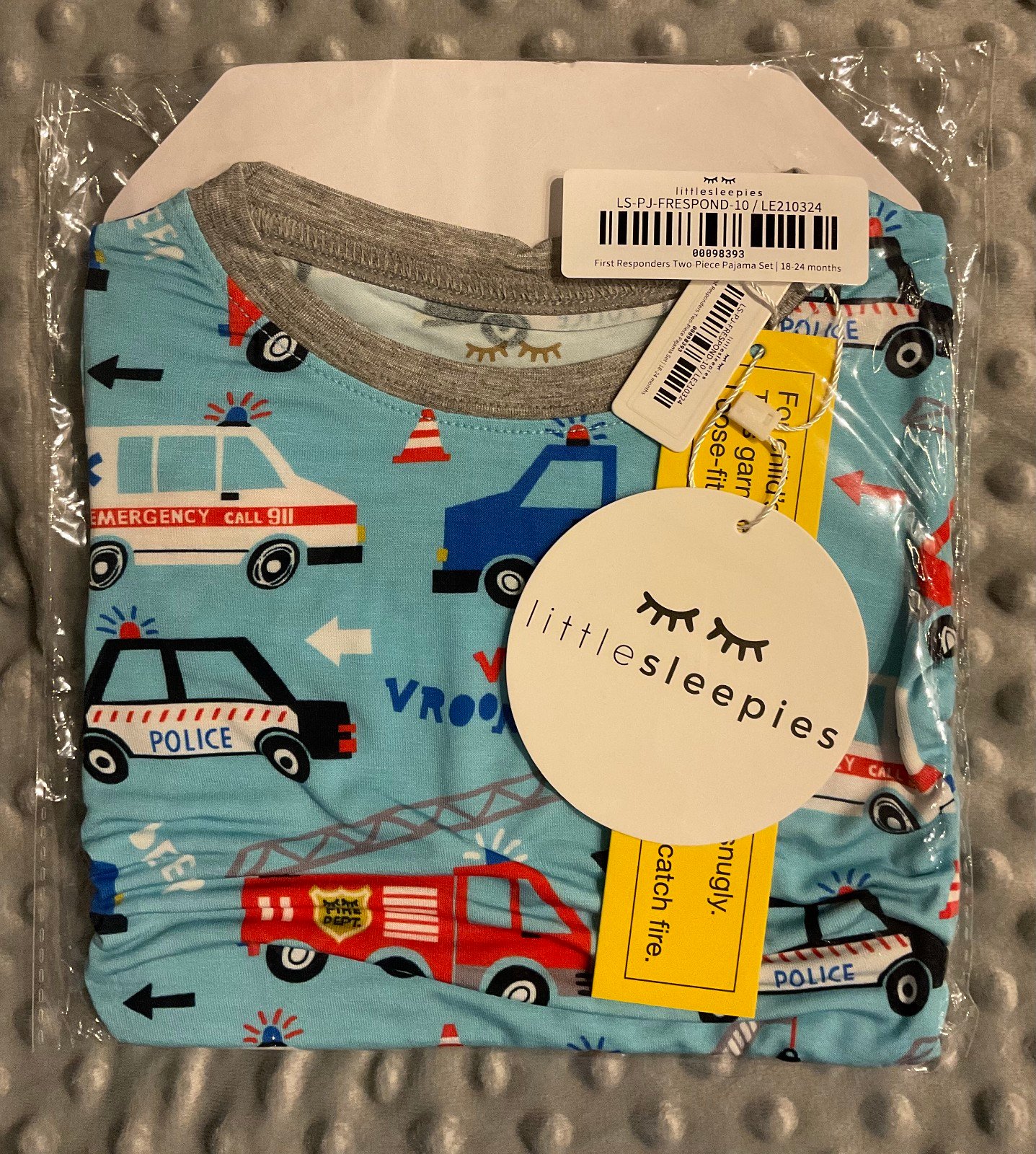 Little Sleepies First Responders 2pc PJ Set | 18-24