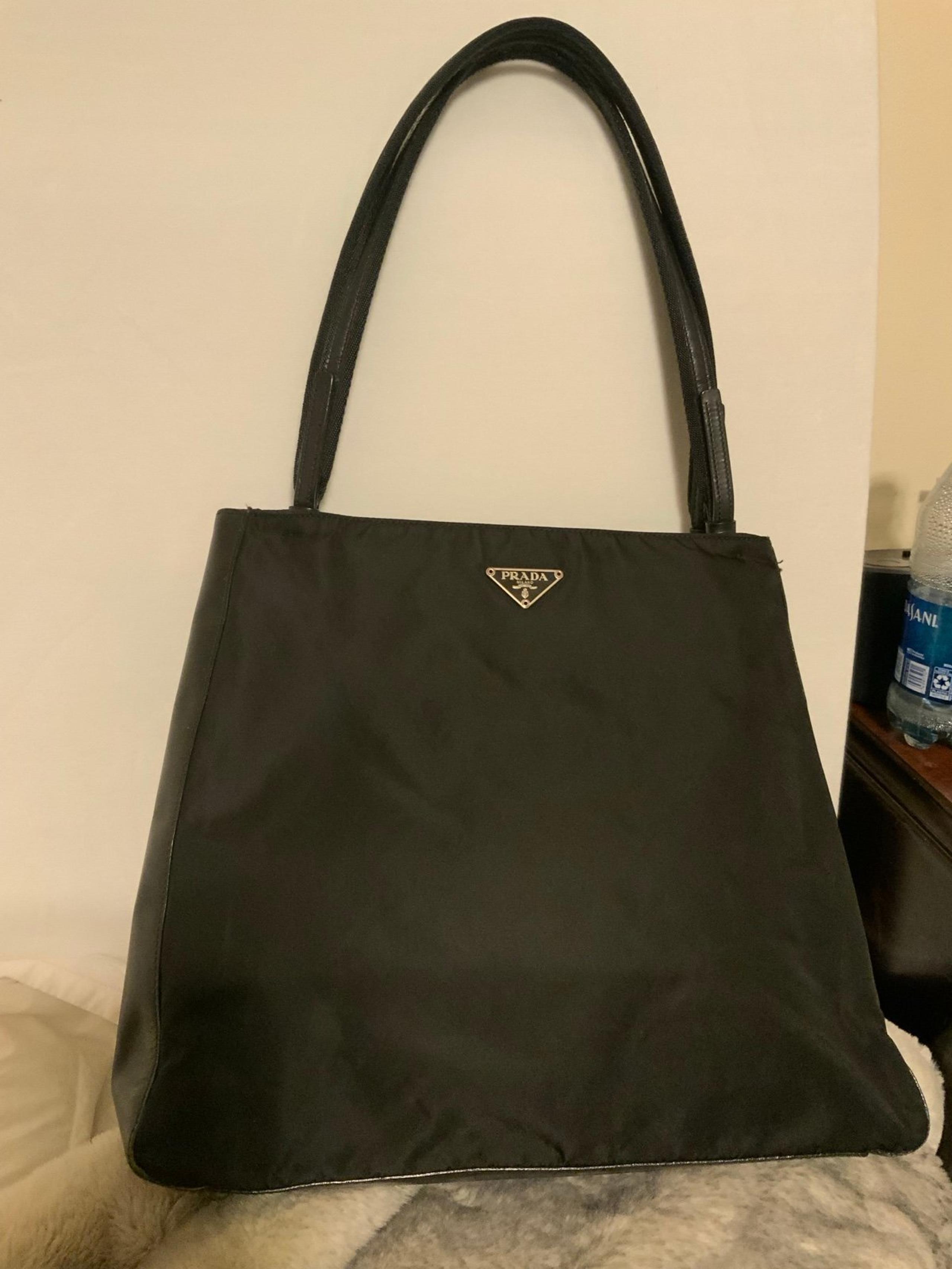 Prada nylon/leather shoulder bag