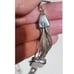 SB Sterling Silver MOP Dial With Liquid Silver Bracelet Watch Toggle 7.5 vintag