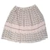 Max Studio Women's Pink Polka-dot Silk/Cotton Lined Full Skirt
