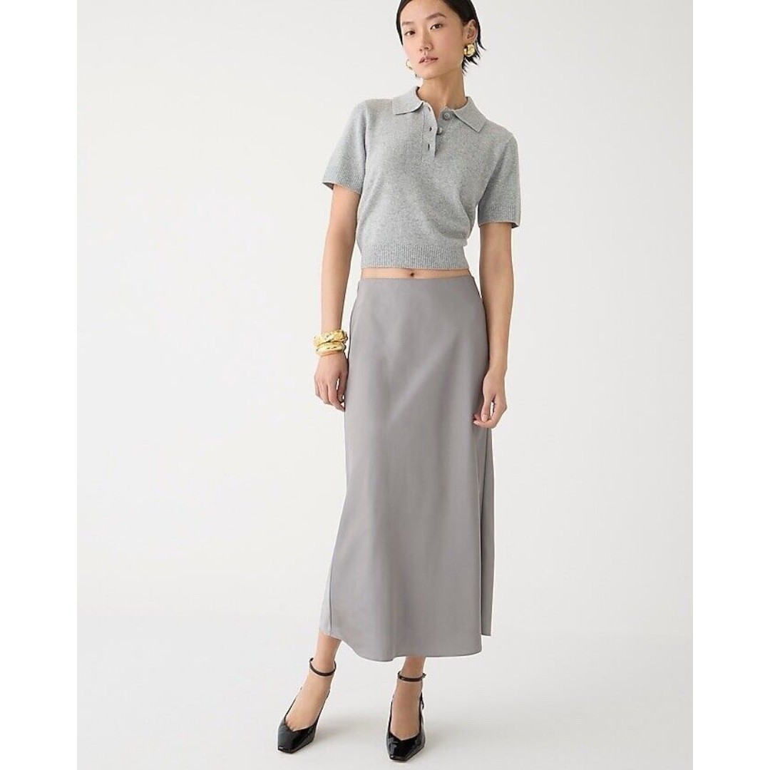 J.Crew Gwyneth slip skirt NWT Size M