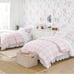 Pink & White Buffalo Check Comforter - NEW- Full/Queen 100% Cotton Pottery Barn
