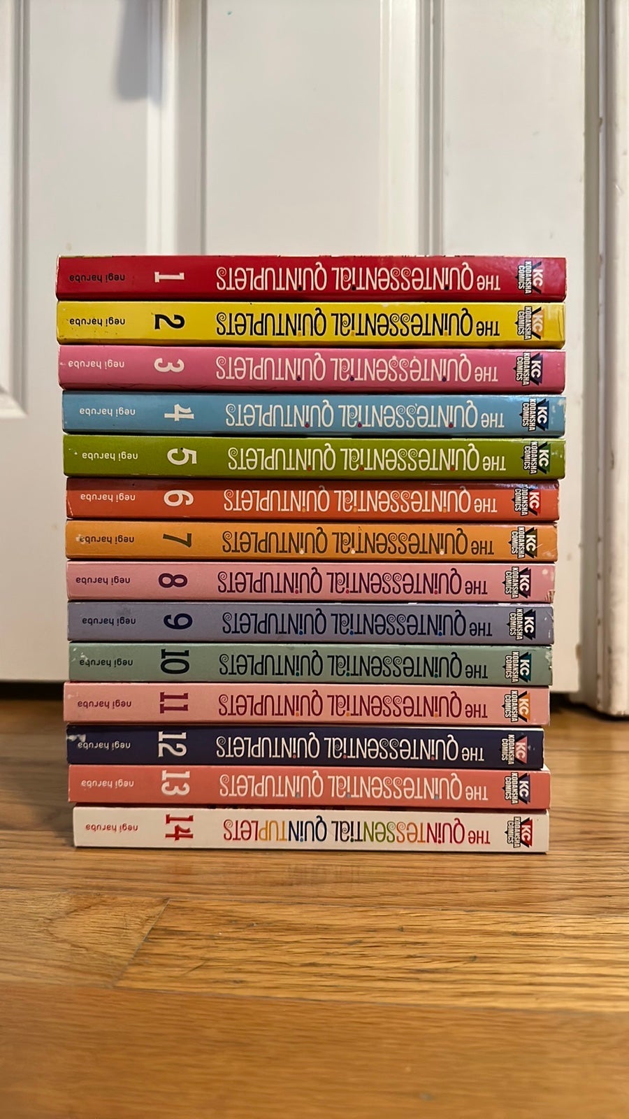 Complete Manga Series of Quintessential Quintuplets books 1-14; brand new.
