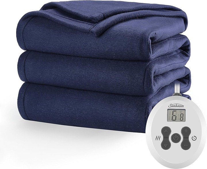 Ultra-Pile Heated Electric Blanket, 84 x 62 -RB48CE