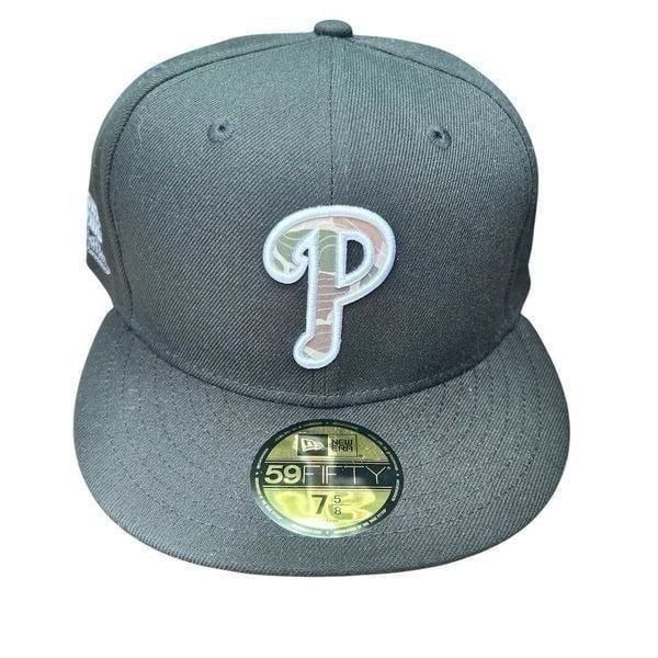 New Era 59FIFTY Philadelphia Phillies Camo Fitted Hat Size 7 5/8