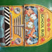 Disney Vintage Antique 1960s Walt Disney School Bus Metal Lunch Box with Thermos