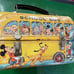 Disney Vintage Antique 1960s Walt Disney School Bus Metal Lunch Box with Thermos