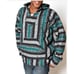 NWOT Veracruz Mexican Baja Hoodie Surfers Dream Skater Rug Jacket Made Mexico XL