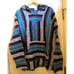 NWOT Veracruz Mexican Baja Hoodie Surfers Dream Skater Rug Jacket Made Mexico XL