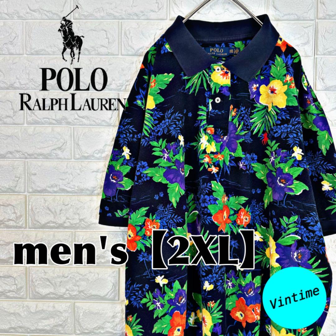V730【Polo Ralph Lauren】Embroidered Logo Polo Shirt【Men's 2XL】