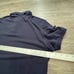 Ralph Lauren Polo Shirt Large Blue Purple Label Zip Placket Pique Sport Italy