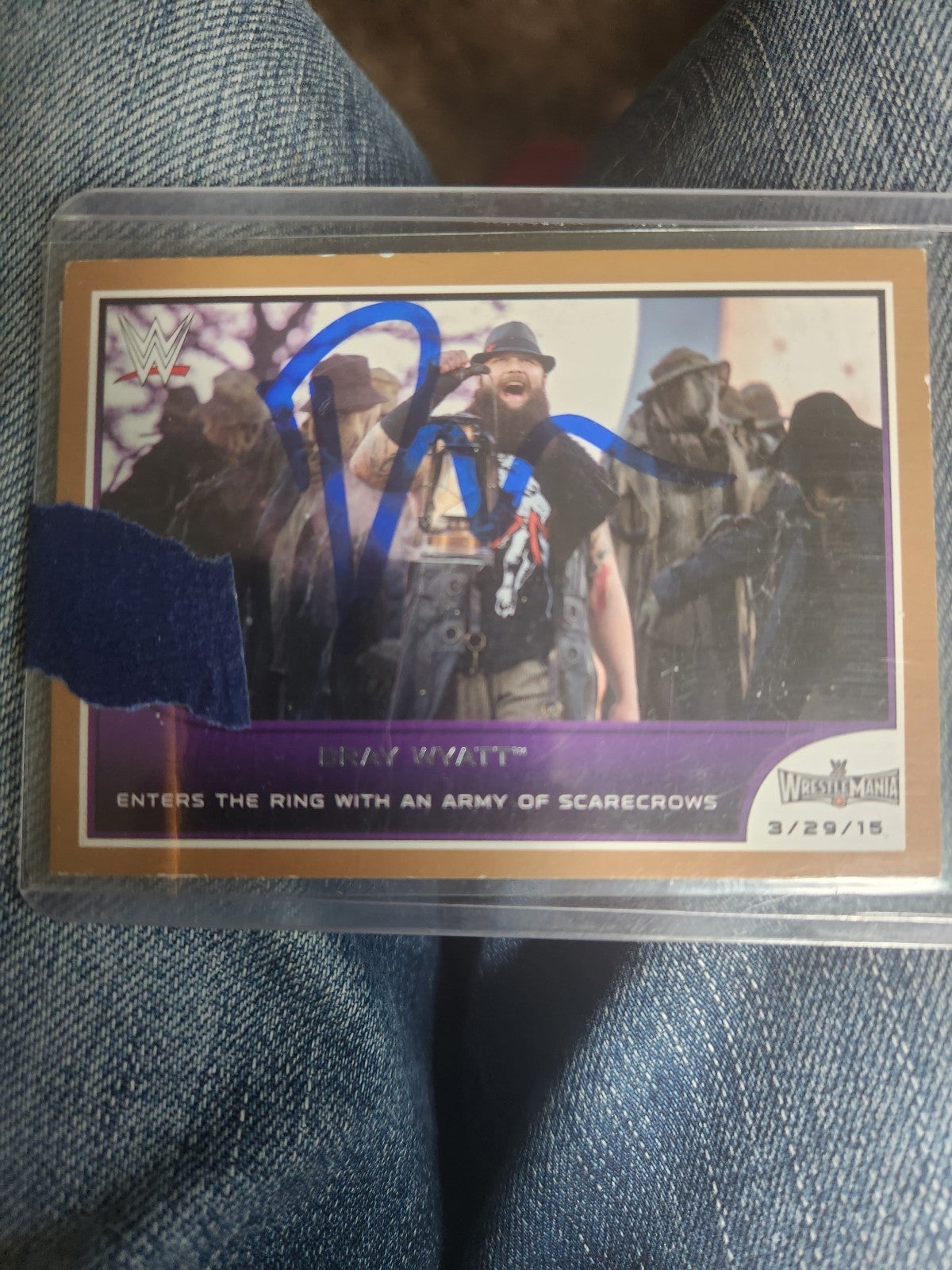 bray wyatt autograph card