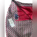 Vintage Ann Taylor Silk Pencil Skirt with red creamand black geometric print 6P