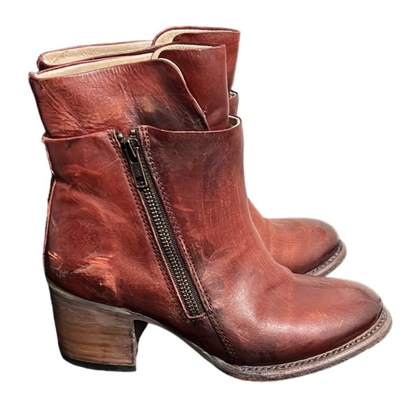 Freebird By Steven Clip Leather Boots Size 6