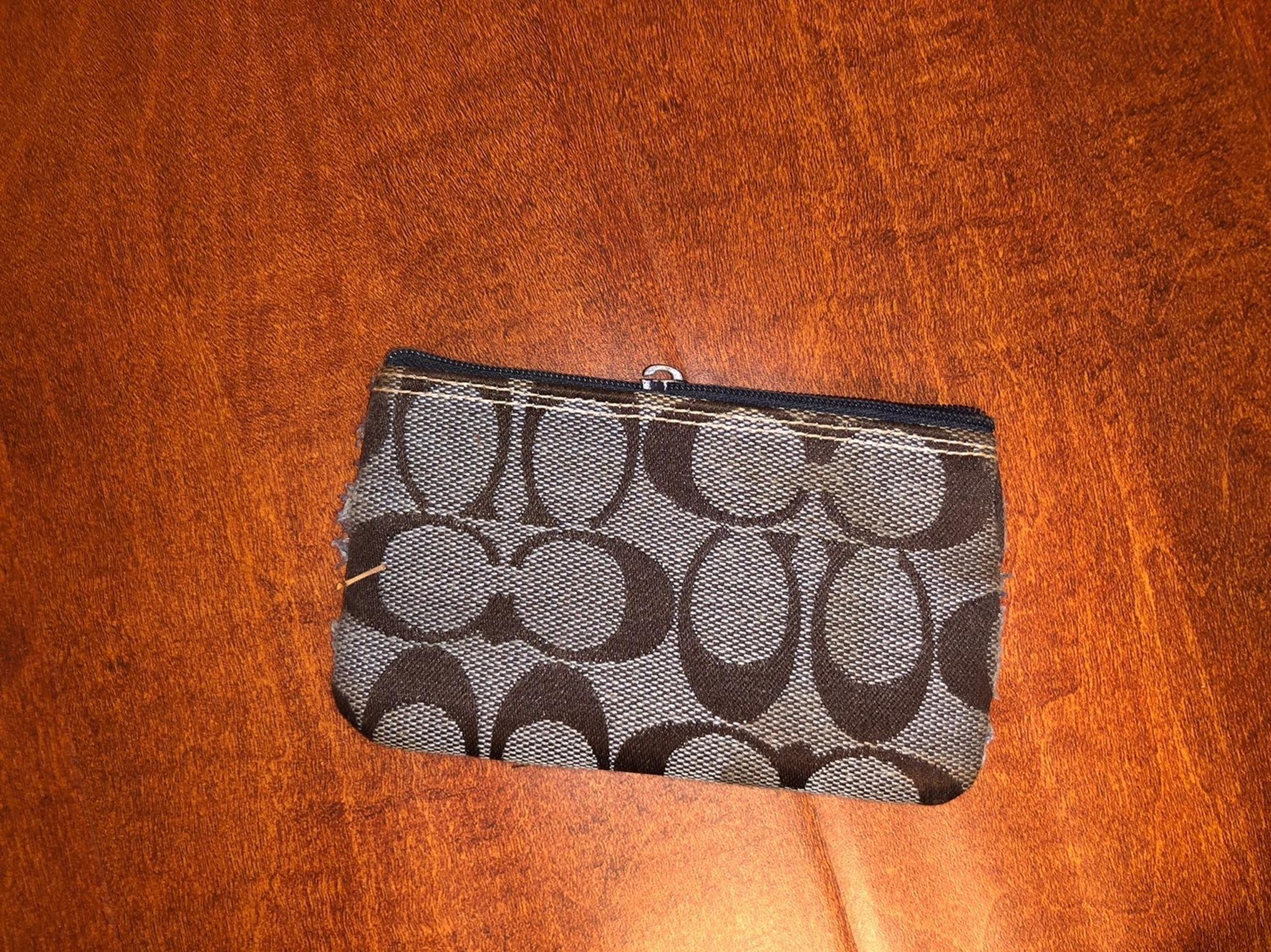 Vintage Coach Coin wallet Signature C Blue