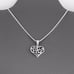 **NEW** Silver Swirl Heart Necklace