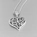 **NEW** Silver Swirl Heart Necklace