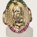 14k Saint Mary Cz Ring