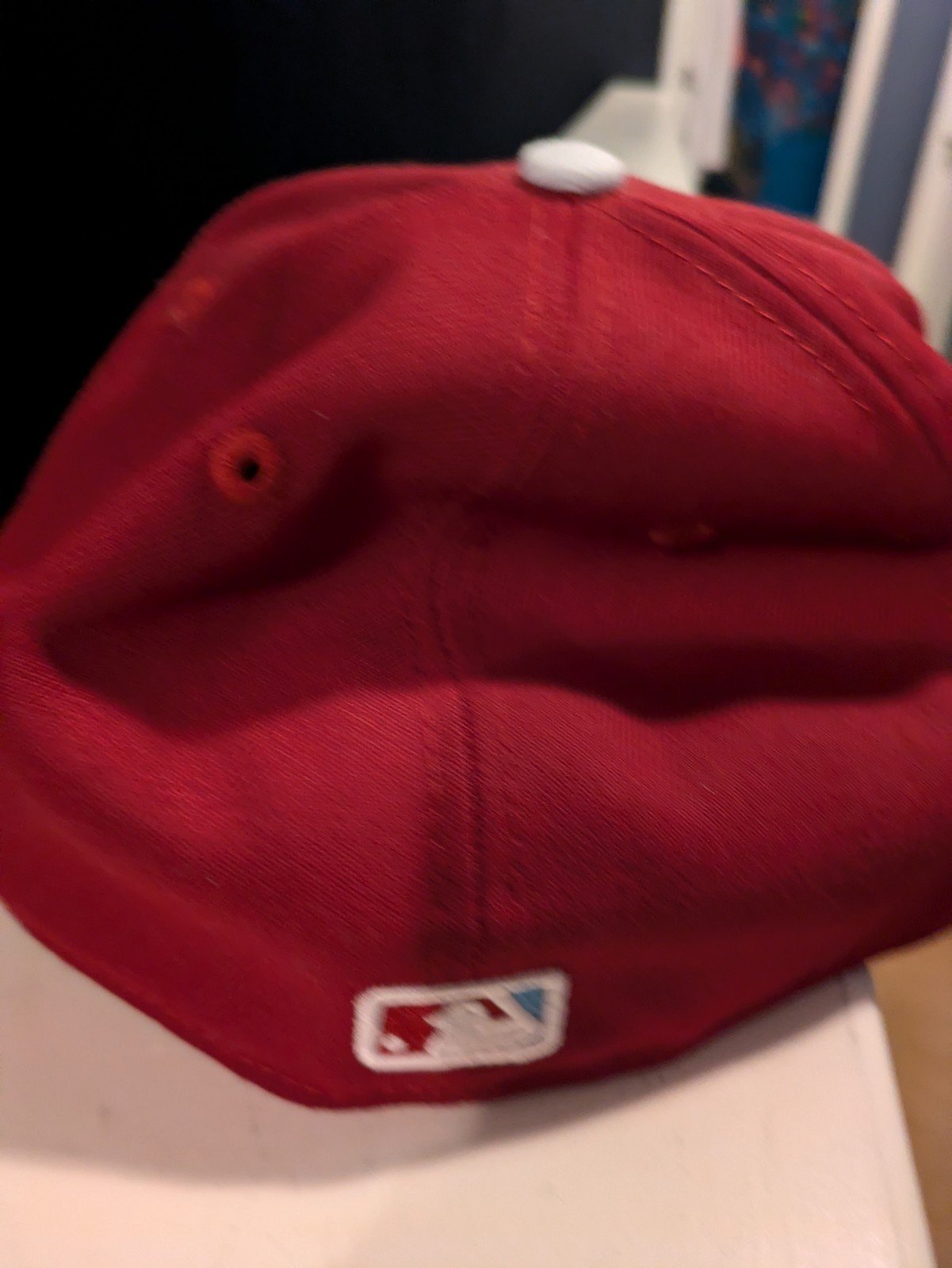NEW PHILADELPHIA PHILLIES MEN'S NEW ERA 2022 WORLD SERIES MLB HAT 7 3/8 - detail