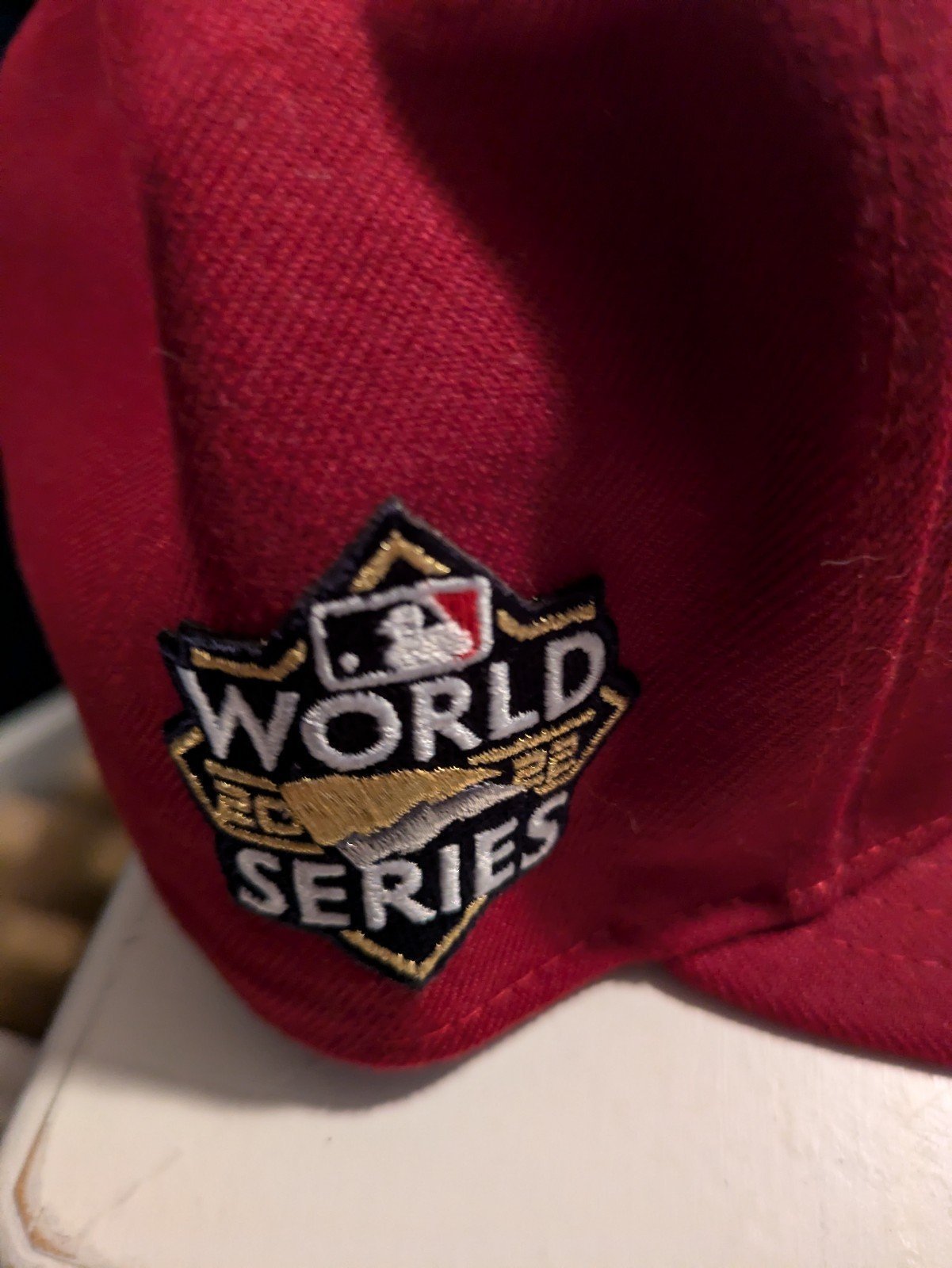 NEW PHILADELPHIA PHILLIES MEN'S NEW ERA 2022 WORLD SERIES MLB HAT 7 3/8 - detail