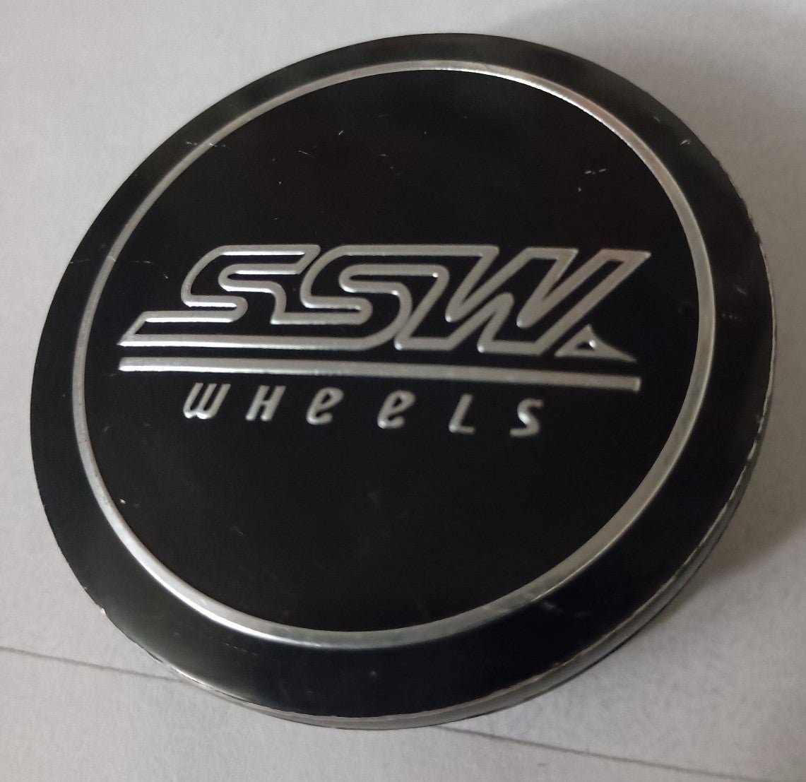 1-ssw wheel center cap black plastic