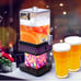LED Beverage Tower Dispenser, 3L