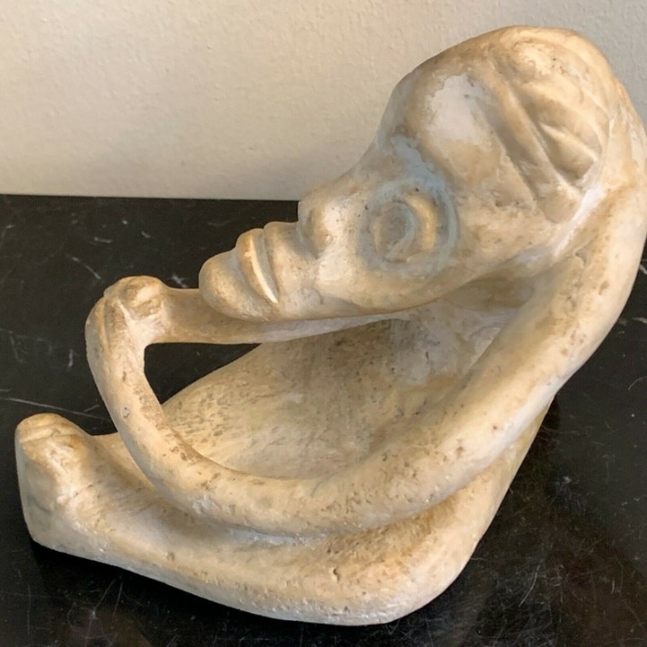 Stone Carving Primitive Folk Artifact Sculpture