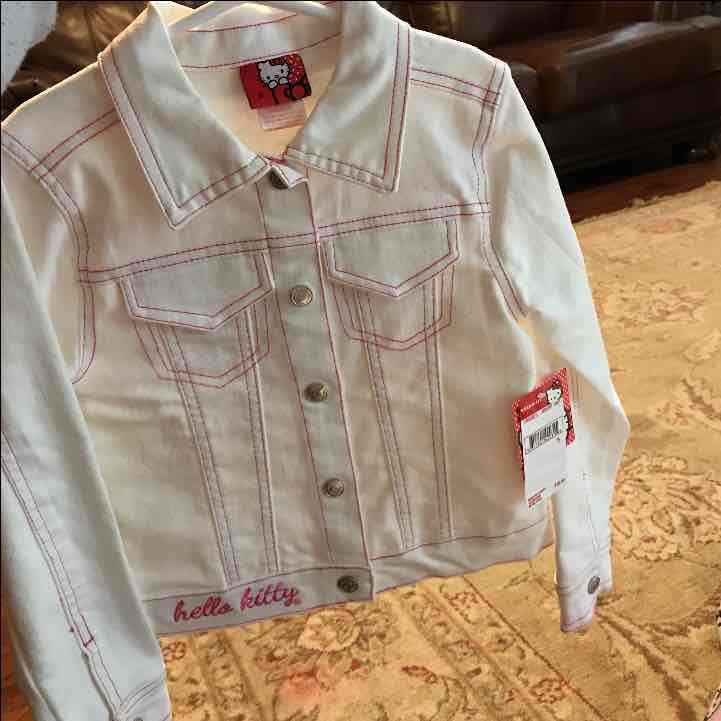Hello kitty Jean Jacket size 5