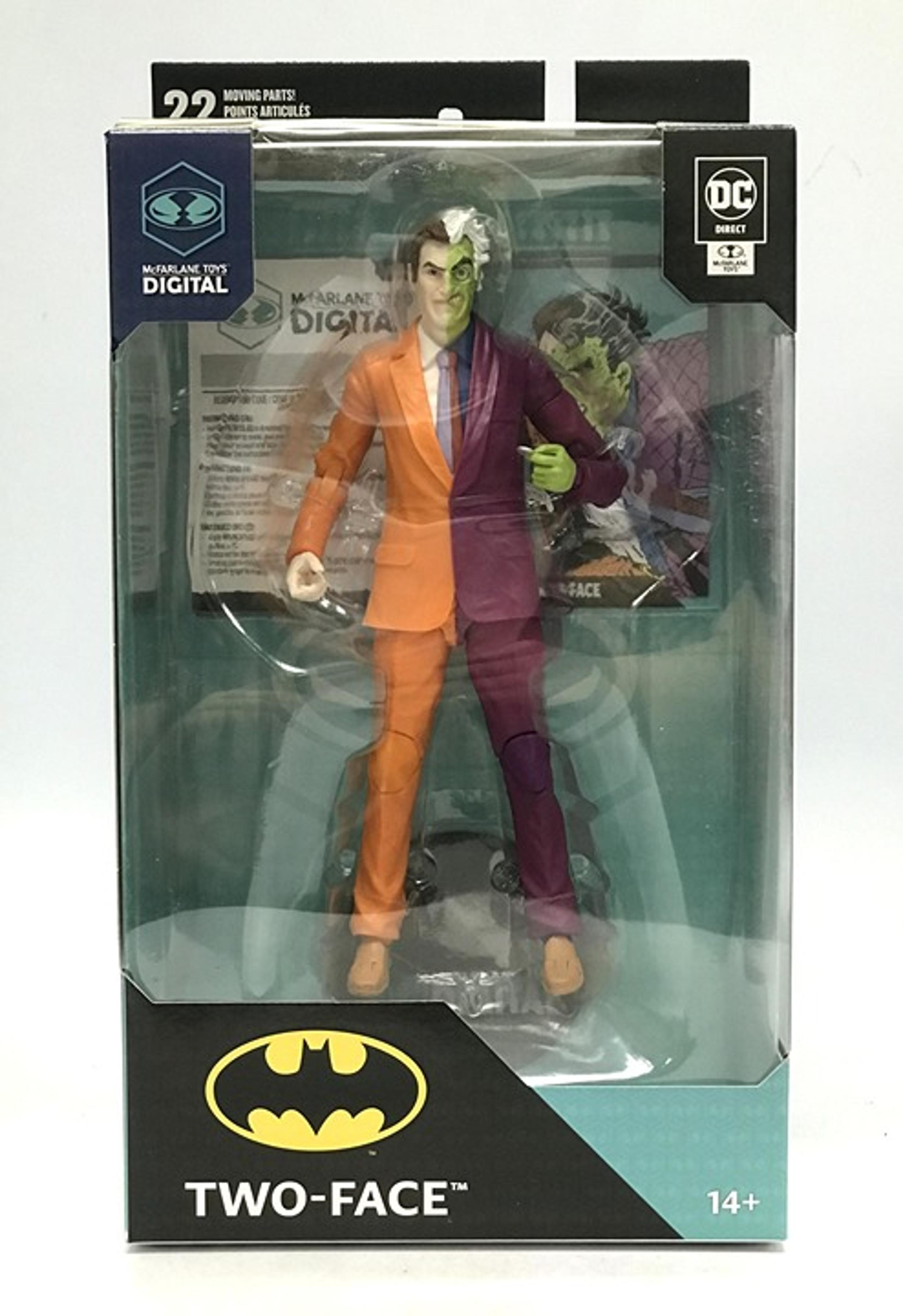 McFarlane Toys DC: The Silver Age Two-Face (Digital) action figure NEW MIB!