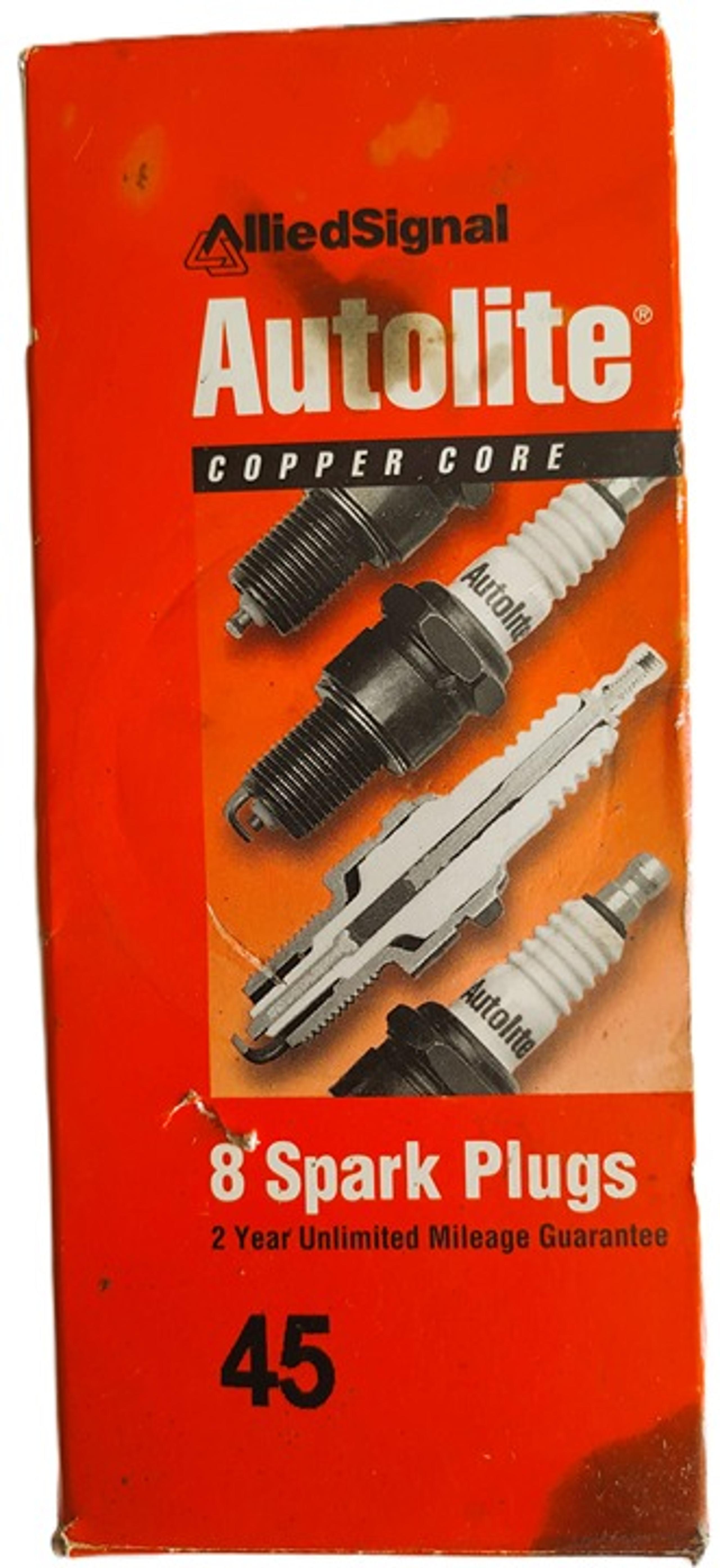 Allied Signal Vintage Autolite 8 Spark Plugs, New in original open box